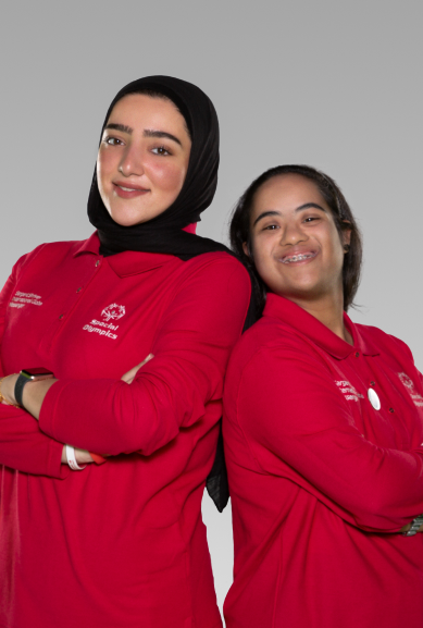 اللاعبة مريم ذياب والشريكة أيات شهاب